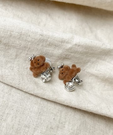 3COINS(スリーコインズ) ドッグイヤリング／KIDS