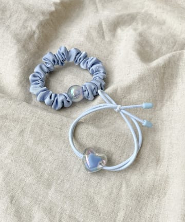 3COINS(スリーコインズ) オーロラモチーフポニー2個セット／KIDS