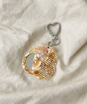 3COINS(スリーコインズ) スライドミラー&コームチャーム