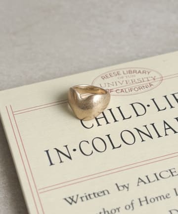 3COINS(スリーコインズ) ワイドデザインリング