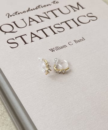 3COINS(スリーコインズ) 連キュービック樹脂イヤリング