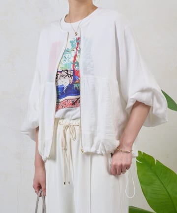 Jena　espace merveilleux(ジェナ　エスパスメルヴェイユ) 裾ドロストヨウリュウブルゾン