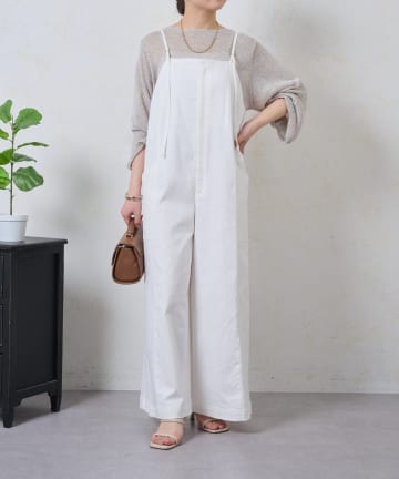 Jena　espace merveilleux(ジェナ　エスパスメルヴェイユ) ストレッチサロペット