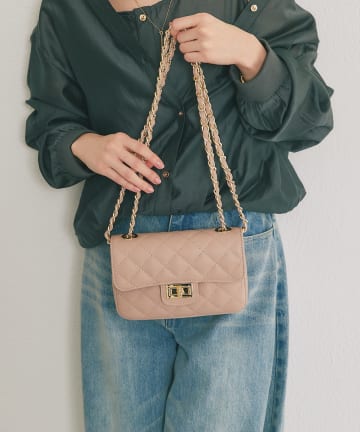 La boutique BonBon(ラブティックボンボン) オウレンティ/キルティングチェーンバッグ