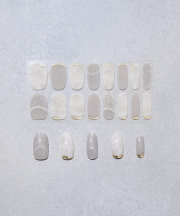 3COINS(スリーコインズ) セミハードマグネットジェルネイルシールハンド／and us