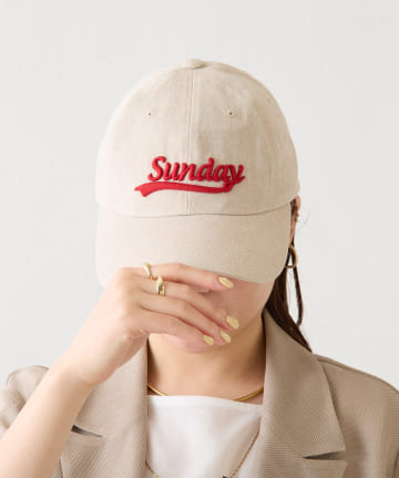 COLLAGE GALLARDAGALANTE(コラージュ ガリャルダガランテ) 【PAPILLONNER/パピヨネ】ロゴ刺繍入りキャップ