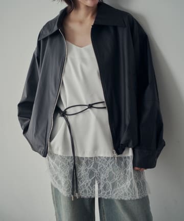 -goocy-(グーシー) サテンレースキャミ