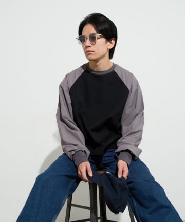 BIRTHDAY BAR(バースデイバー) 【B-DAY STORE】切り替えカットソー　メンズ