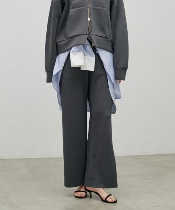 LARUTA(ラルータ) しっかりカットジョーゼットパンツ