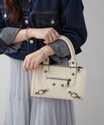 Remind me and forever(リマインドミーアンドフォーエバー) スタッズデザインミニ2WAYバッグ