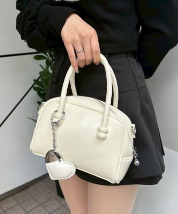 Remind me and forever(リマインドミーアンドフォーエバー) 【5色展開♡】レースリボン×チャームショルダー