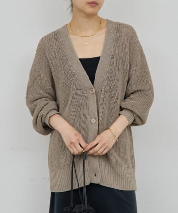 GALLARDAGALANTE(ガリャルダガランテ) MIXヤーンカーデ