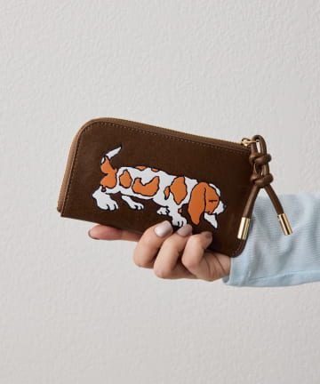 ear PAPILLONNER(イア パピヨネ) 【KEN NAKAYAMA×ear】コラボミニウォレット/折り財布《本革》