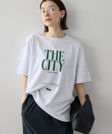 GALLARDAGALANTE(ガリャルダガランテ) 【新色WH/LGY登場！】【GOOD ROCK SPEED】THE CITY ロゴTee／別注