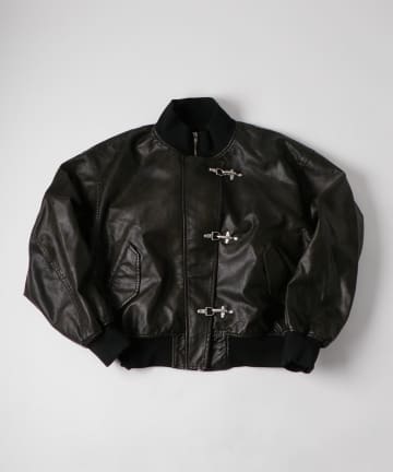 WHO’S WHO gallery(フーズフーギャラリー) VINTAGE-STYLE LEATHER FIREFIGHTER JACKET