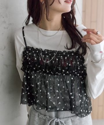 mystic(ミスティック) フラワーチュールビスチェ