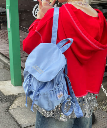 OUTLET(アウトレット) 【Ciaopanic】H.Sロゴ刺?サテンリュックサック