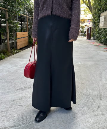 OUTLET(アウトレット) 【SHENERY】レザーマーメイドスカート