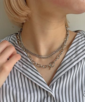 Lattice(ラティス) チェーンネックレスセット(3P)