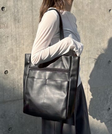 Lattice(ラティス) 10ポケット収納トートバッグ