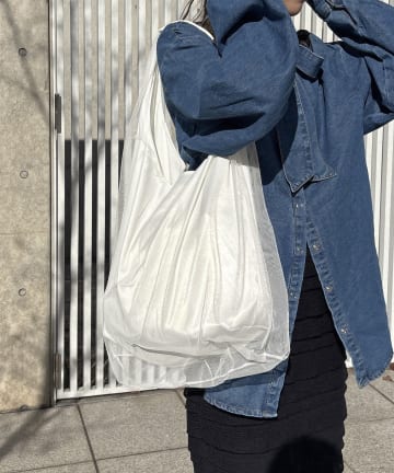 Lattice(ラティス) チュールトートバッグ