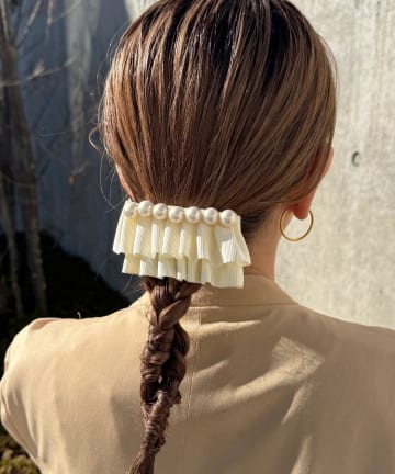 Lattice(ラティス) 【オケージョン】パールカラーバレッタ