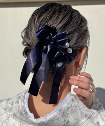 Lattice(ラティス) 【和装におすすめ/オケージョン】サテンリボンUピンセット(4P)