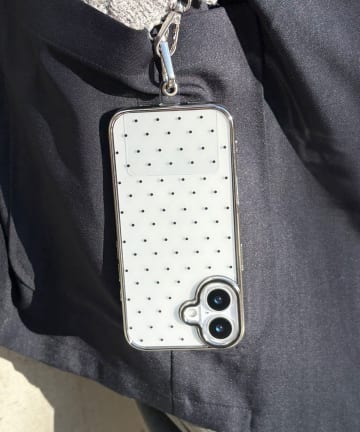Lattice(ラティス) クリアドットスマホケース(iPhone16)