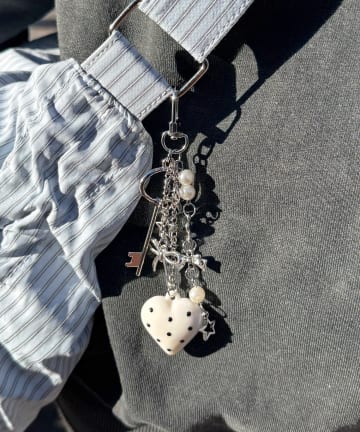 Lattice(ラティス) ドットハートチャーム