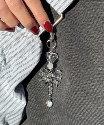 Lattice(ラティス) クリアリボンチャーム