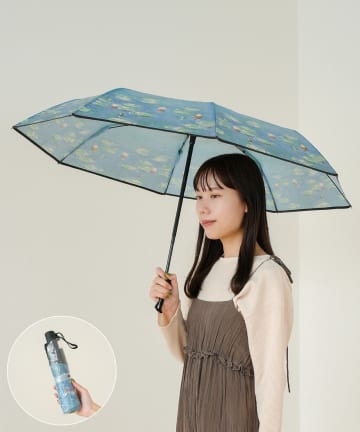 3COINS(スリーコインズ) 名画プリントビニール折傘