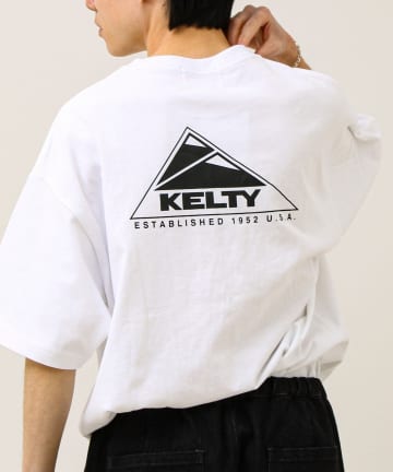 FREDY & GLOSTER(フレディ アンド グロスター) 【KELTY×GLOSTER】別注 バックロゴプリントT