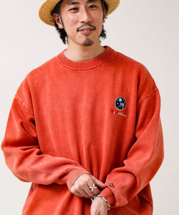 FREDY & GLOSTER(フレディ アンド グロスター) 【BOYエンブレム刺繍】Wフェイス フェードプルオーバーニット