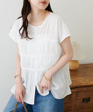 DISCOAT(ディスコート) ヨウリュウギャザーフレンチ