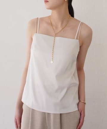 LOUNGEDRESS(ラウンジドレス) 【Atelier N5/アトリエヌメロサンク】サテンキャミ