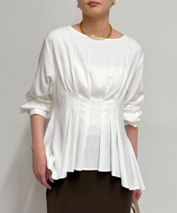 LOUNGEDRESS(ラウンジドレス) Aラインペプラムブラウス