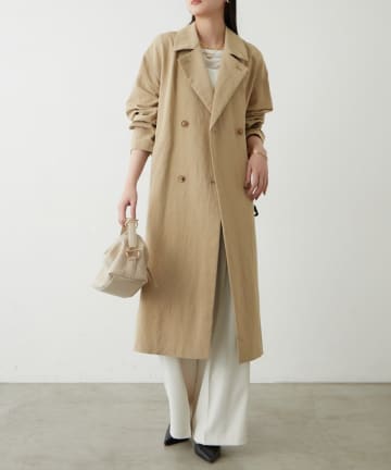 LOUNGEDRESS(ラウンジドレス) タフタトレンチコート