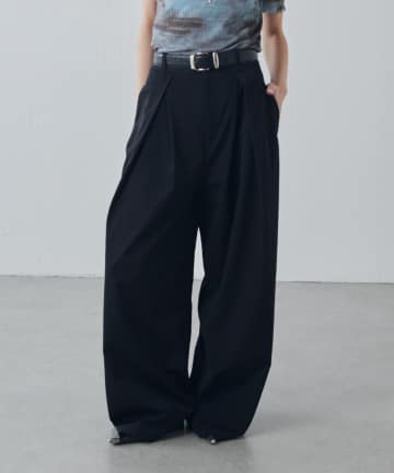 Lui's(ルイス) デザインタックワイドスラックス