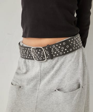 WHO’S WHO gallery(フーズフーギャラリー) RHINESTONE WIDE BELT