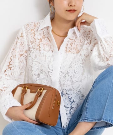 NOLLEY'S(ノーリーズ) レースシャツ