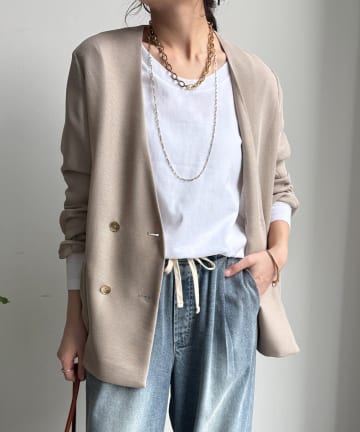 DOUDOU(ドゥドゥ) ロングロンTEE