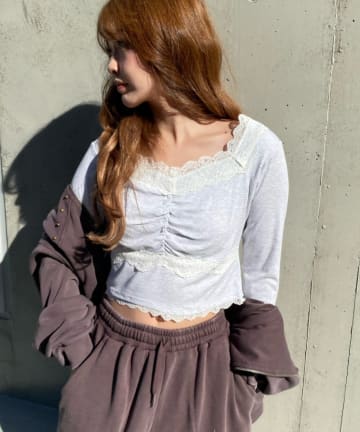 RAY CASSIN(レイカズン) パット付きレースロンT