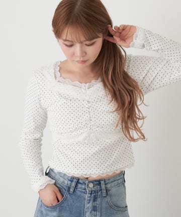 RAY CASSIN(レイカズン) パット付きレースロンT