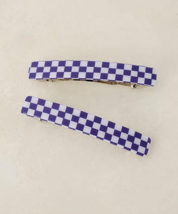 Kastane(カスタネ) 【fiw.】ブロックチェックバレッタ