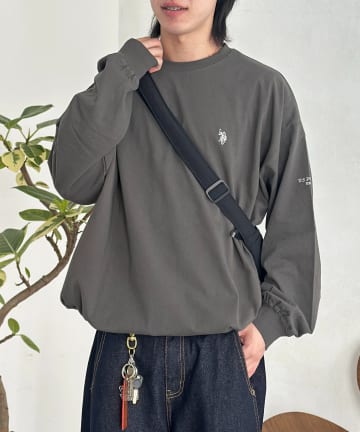 CPCM(シーピーシーエム) 【U.S. POLO ASSN. 】スピンドルバルーンロンT