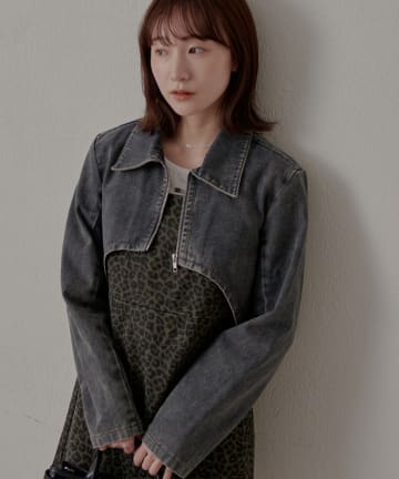 mline(エムライン) [mline]ショートデニム ジャケット