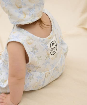 CIAOPANIC TYPY(チャオパニックティピー) 【BABY】【Qinn】ダブルガーゼオールインワン：80cm