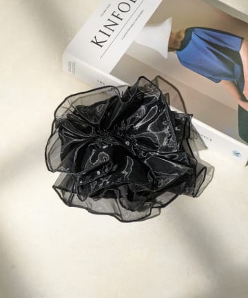 Lattice(ラティス) ストーン付きビッグシュシュ