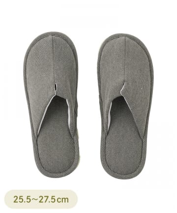 3COINS(スリーコインズ) 低反発スリッパ：L