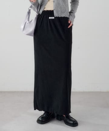 Kastane(カスタネ) 【4色展開】B パイルロングスカート
